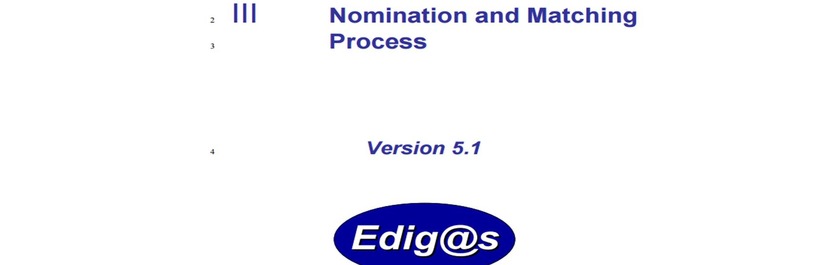 EASEE-gas publishes MIG on Nomination and Matching Process  