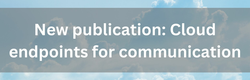 New publication: Cloud endpoints for communication